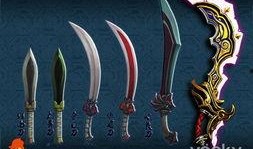 最新武器双刀爆料图大全,刀锋舞动，战力升级